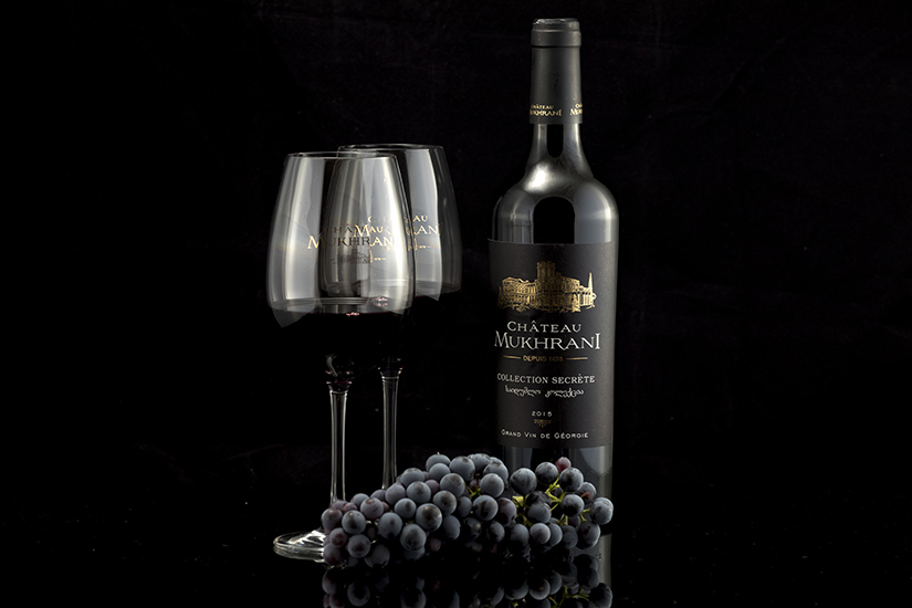 Georgian red wine 